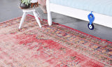 Vintage Demirci Oushak Rug 7ftx10ft