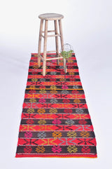 Vintage Anatolian Kilim Runner 2.3ftx8ft