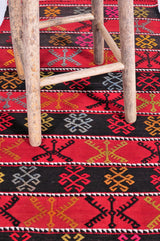 Vintage Anatolian Kilim Runner 2.3ftx8ft