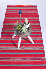 Vintage Anatolian Kilim Runner 2.9ftx8.2ft