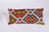 Lumbar Kilim Pillow 12inx24in