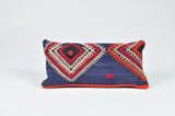 Lumbar Kilim Pillow 12inx24in
