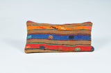 Lumbar Kilim Pillow 12inx24in