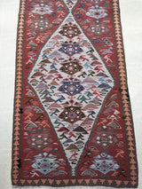 Vintage Turkish Van Kilim Runner
