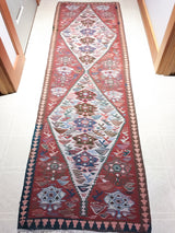 Vintage Turkish Van Kilim Runner