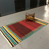 Vintage Bodrum Kilim 4.7ftx7.9ft