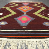 Vintage Balikesir Kilim 5ftx9.3ft