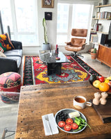 Vintage Adana kilim 7ftx10.8ft