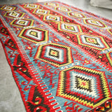 Vintage Ushak Esme Kilim 5.6ftx8.10ft