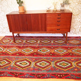 Vintage Ushak Esme Kilim 5.6ftx8.10ft