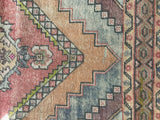 Vintage Turkish Anatolian Rug Runner