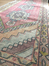 Vintage Turkish Anatolian Rug Runner