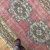 Vintage Turkish Anatolian Rug Runner