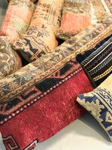 Lumbar Pile Rug Pillow 12inx24in