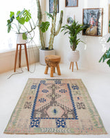 old rug, antique rug, earthy colors, faded colors, Turkish rug, vintage rug, flat weave, kilim rug, large area rug, square rug, Wild Shaman, Portland, Oregon, rug store, rug shop, local shop