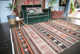 Old Sivas Cicim Kilim 5.2ftx7.5ft