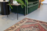 Vintage Anatolian Runner Rug 3.2ftx9.5ft
