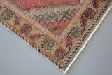 Vintage Anatolian Runner Rug 3.2ftx9.5ft