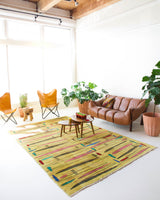 pile rug, Turkish rug, vintage rug, portland, rug shop, bright colors, wild shaman, worn out rug, distressed rug, bold color, Portland, Oregon, rug store, rug shop, local shop