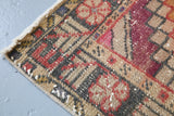 Vintage Anatolian Runner Rug 3ftx9.4ft