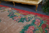 pile rug, turkish rug, vintage rug, portland, rug shop, bright colors, wild shaman, area rug, red rug, worn out rug