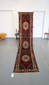 Old Kayseri Yahyali Runner 2.6ftx11.9ft
