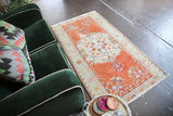 Vintage Turkish Faded Southern Anatolian Rug 3ftx5.6ft