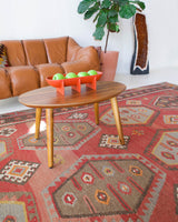 old rug, antique rug, earthy colors, faded colors, turkish rug, vintage rug, flat weave, kilim rug, large area rug, square rug, Wild Shaman, Portland, Oregon, rug store, rug shop, local shop