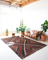 Vintage Anatolian Cicim Kilim Rug 7'x11'2"
