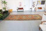Old Konya Sille Runner Rug 4.8ftx12.3ft