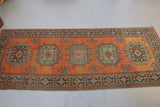 Old Konya Sille Runner Rug 4.8ftx12.3ft