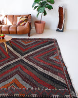 Turkish rug, vintage rug, flat weave, kilim rug, large area rug, square rug, Wild Shaman, Portland, Oregon, rug store, rug shop, local shop, bright colors, area rug, bold color