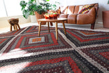 Vintage Anatolian Cicim Kilim Rug 7'x11'2"