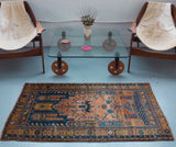 old rug, antique rug, earthy colors, faded colors, Turkish rug, vintage rug, flat weave, kilim rug, large area rug, square rug, Wild Shaman, Portland, Oregon, rug store, rug shop, local shop