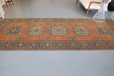 Old Konya Sille Runner Rug 4.8ftx12.3ft