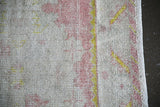 Vintage Turkish Faded Anatolian Runner Rug 3ftx8.10ft