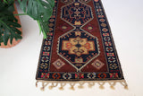 Vintage Turkish Anatolian Runner Rug 3'5"x14'