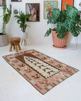 old rug, antique rug, earthy colors, faded colors, Turkish rug, vintage rug, flat weave, kilim rug, large area rug, square rug, Wild Shaman, Portland, Oregon, rug store, rug shop, local shop