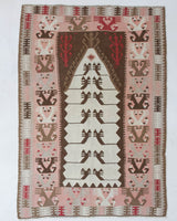 old rug, antique rug, earthy colors, faded colors, Turkish rug, vintage rug, flat weave, kilim rug, large area rug, square rug, Wild Shaman, Portland, Oregon, rug store, rug shop, local shop