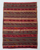 old rug, antique rug, earthy colors, faded colors, turkish rug, vintage rug, flat weave, mini rug, pile rug, Wild Shaman, Portland, Oregon, rug store, rug shop, local shop, kilim rug