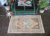 Vintage Faded Anatolian Rug 3.5ftx5.6ft