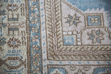 Old Faded Anatolian Rug 3.10ftx5.9ft