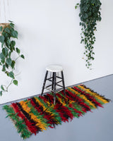 pile rug, Turkish rug, vintage rug, portland, rug shop, bright colors, wild shaman, shaggy rug, soft rug, tulu rug, bold color, Portland, Oregon, rug store, rug shop, local shop