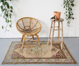 old rug, antique rug, earthy colors, faded colors, Turkish rug, vintage rug, flat weave, kilim rug, large area rug, square rug, Wild Shaman, Portland, Oregon, rug store, rug shop, local shop
