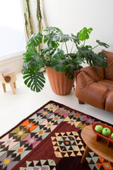 Vintage Turkish Bencik Kilim Rug 5'7"x8'4"