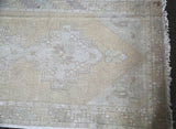 Vintage Turkish Faded Anatolian Runner Rug 3ftx8ft