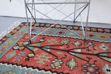 pile rug, Turkish rug, vintage rug, portland, rug shop, bright colors, wild shaman, area rug, red rug, mini rug, bold color, Portland, Oregon, rug store, rug shop, local shop, Turkish kilim, kilim rug, flat weave