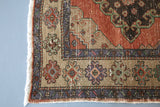 Vintage Anatolian Rug 4ftx6.8ft