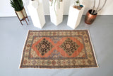 Vintage Anatolian Rug 4ftx6.8ft