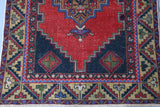 Vintage Anatolian Rug 3.10ftx7.4ft